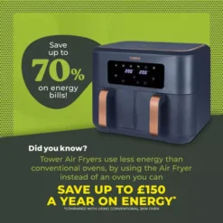 Vortx 8.5L Dual Basket Air Fryer -Kitchen Supplies Store fit 455