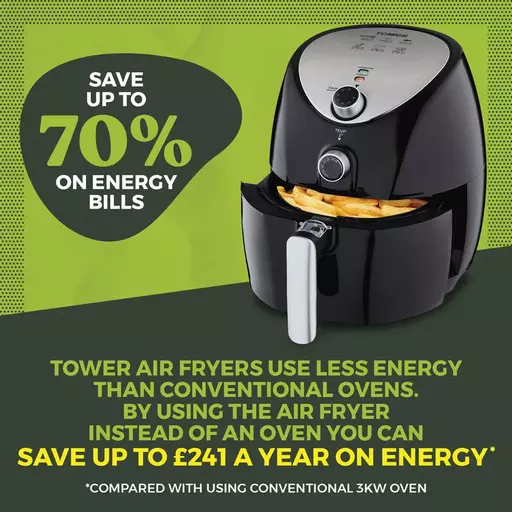 1500W 4.3 Litre Manual Air Fryer 6 1500W 4.3 Litre Manual Air Fryer - Image 4