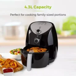 1500W 4.3 Litre Manual Air Fryer 19 1500W 4.3 Litre Manual Air Fryer -Kitchen Supplies Store fit 468