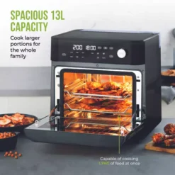 Vortx Platinum 13L Air Fryer Oven With Steam Cooking Functions -Kitchen Supplies Store fit 5