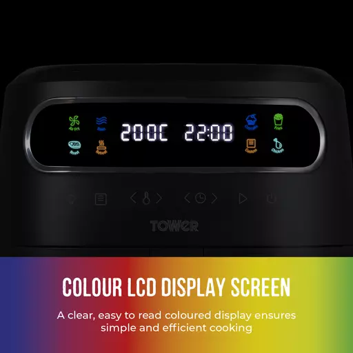 Vortx Vizion 6 Litre Air Fryer With Colour Digital Display 5 Vortx Vizion 6 Litre Air Fryer With Colour Digital Display - Image 3