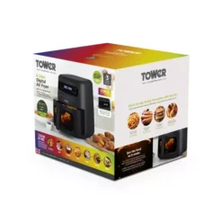 Vortx Vizion 6 Litre Air Fryer With Colour Digital Display 22 Vortx Vizion 6 Litre Air Fryer With Colour Digital Display -Kitchen Supplies Store fit 519