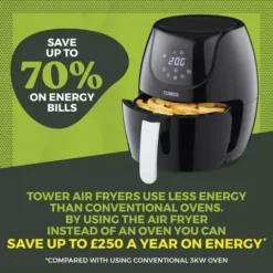 Vortx 4 Litre Digital Air Fryer -Kitchen Supplies Store fit 528