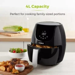 Vortx 4 Litre Digital Air Fryer -Kitchen Supplies Store fit 531