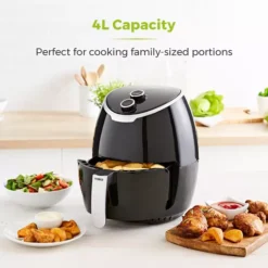 Vortx 4L Manual Air Fryer -Kitchen Supplies Store fit 550