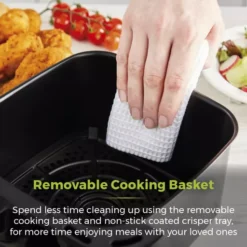 Vortx 5 Litre Manual Air Fryer -Kitchen Supplies Store fit 562