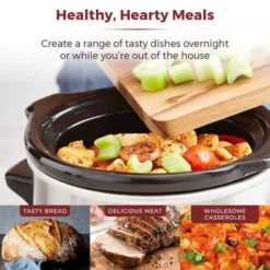 1.5 Litre Stainless Steel Slow Cooker 17 1.5 Litre Stainless Steel Slow Cooker -Kitchen Supplies Store fit 686