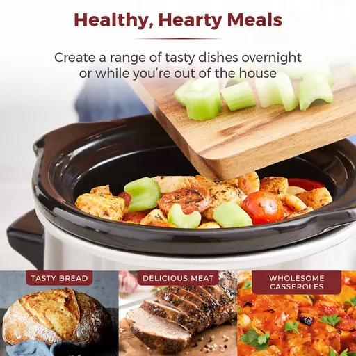 1.5 Litre Stainless Steel Slow Cooker 7 1.5 Litre Stainless Steel Slow Cooker - Image 5