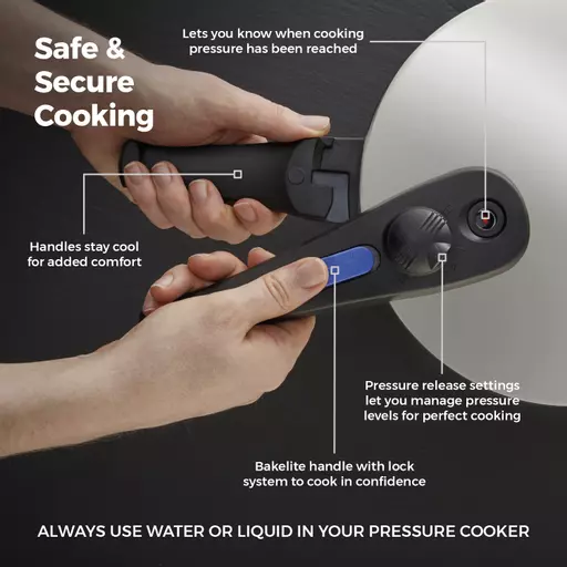 6L/22cm Pressure Cooker 6 6L/22cm Pressure Cooker - Image 4