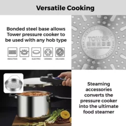 6L/22cm Pressure Cooker 18 6L/22cm Pressure Cooker -Kitchen Supplies Store fit 711