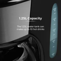 1000W 1.25L Coffee Maker -Kitchen Supplies Store fit 776