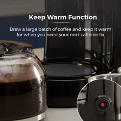 1000W 1.25L Coffee Maker -Kitchen Supplies Store fit 778