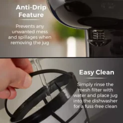 1000W 1.25L Coffee Maker -Kitchen Supplies Store fit 779