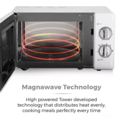 Microwave 20L Manual Microwave White 18 Microwave 20L Manual Microwave White -Kitchen Supplies Store fit 81