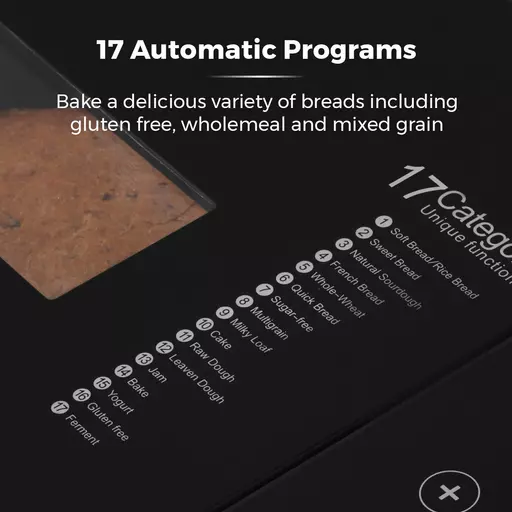 Gluten Free Digital Bread Maker With Nut Dispenser 5 Gluten Free Digital Bread Maker With Nut Dispenser - Image 3