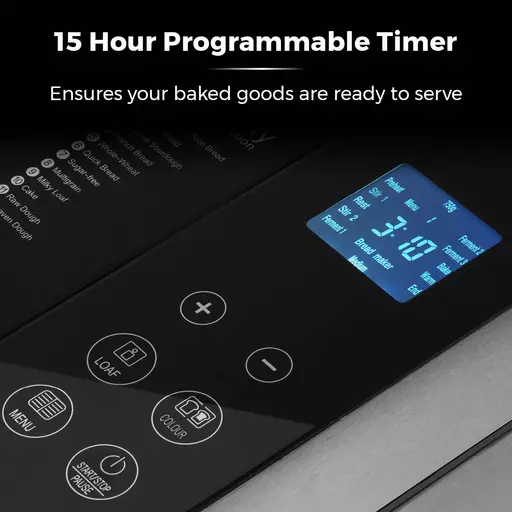 Gluten Free Digital Bread Maker With Nut Dispenser 12 Gluten Free Digital Bread Maker With Nut Dispenser - Image 10