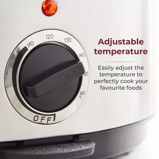 1.5 Litre 1000W Deep Fat Fryer Stainless Steel 6 1.5 Litre 1000W Deep Fat Fryer Stainless Steel - Image 4