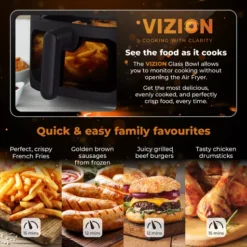 Vortx Vizion 7.5L Air Fryer With Colour Digital Display -Kitchen Supplies Store fit 842