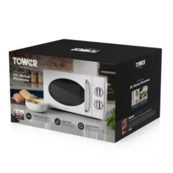 Microwave 20L Manual Microwave White 22 Microwave 20L Manual Microwave White -Kitchen Supplies Store fit 85