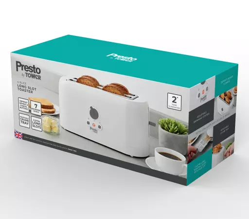 Presto Long Slot 4 Slice Toaster 9 Presto Long Slot 4 Slice Toaster - Image 7