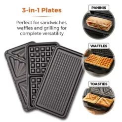 3 In 1 Deep Filled Sandwich Maker 900W 21 3 In 1 Deep Filled Sandwich Maker 900W -Kitchen Supplies Store fit 882