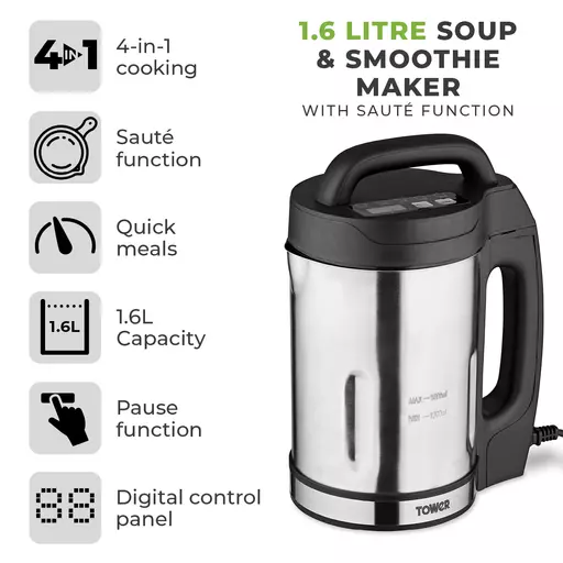 1.6L Soup Maker Saute Function 4 1.6L Soup Maker Saute Function - Image 2
