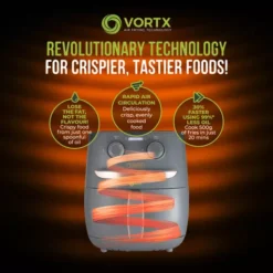 Vortx 3.8 Litre Colour Air Fryer -Kitchen Supplies Store fit 909