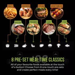 Vortx 6 Litre Colour Air Fryer 21 Vortx 6 Litre Colour Air Fryer -Kitchen Supplies Store fit 930