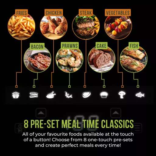 Vortx 6 Litre Colour Air Fryer 8 Vortx 6 Litre Colour Air Fryer - Image 6