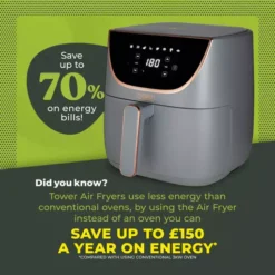 Vortx 6 Litre Colour Air Fryer 23 Vortx 6 Litre Colour Air Fryer -Kitchen Supplies Store fit 932