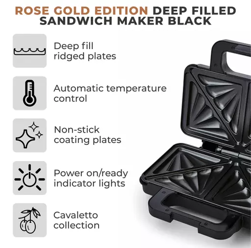 Cavaletto 900W Sandwich Maker 4 Cavaletto 900W Sandwich Maker - Image 2